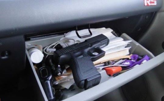 Gun in Glove Compartment