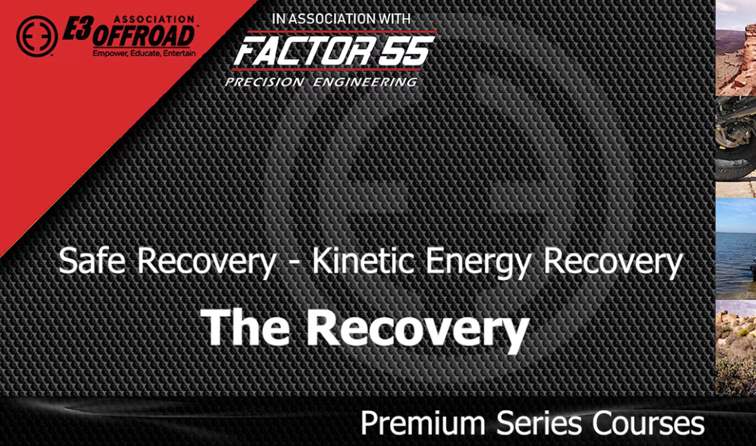free offroad course - safe recovery course - the recovery