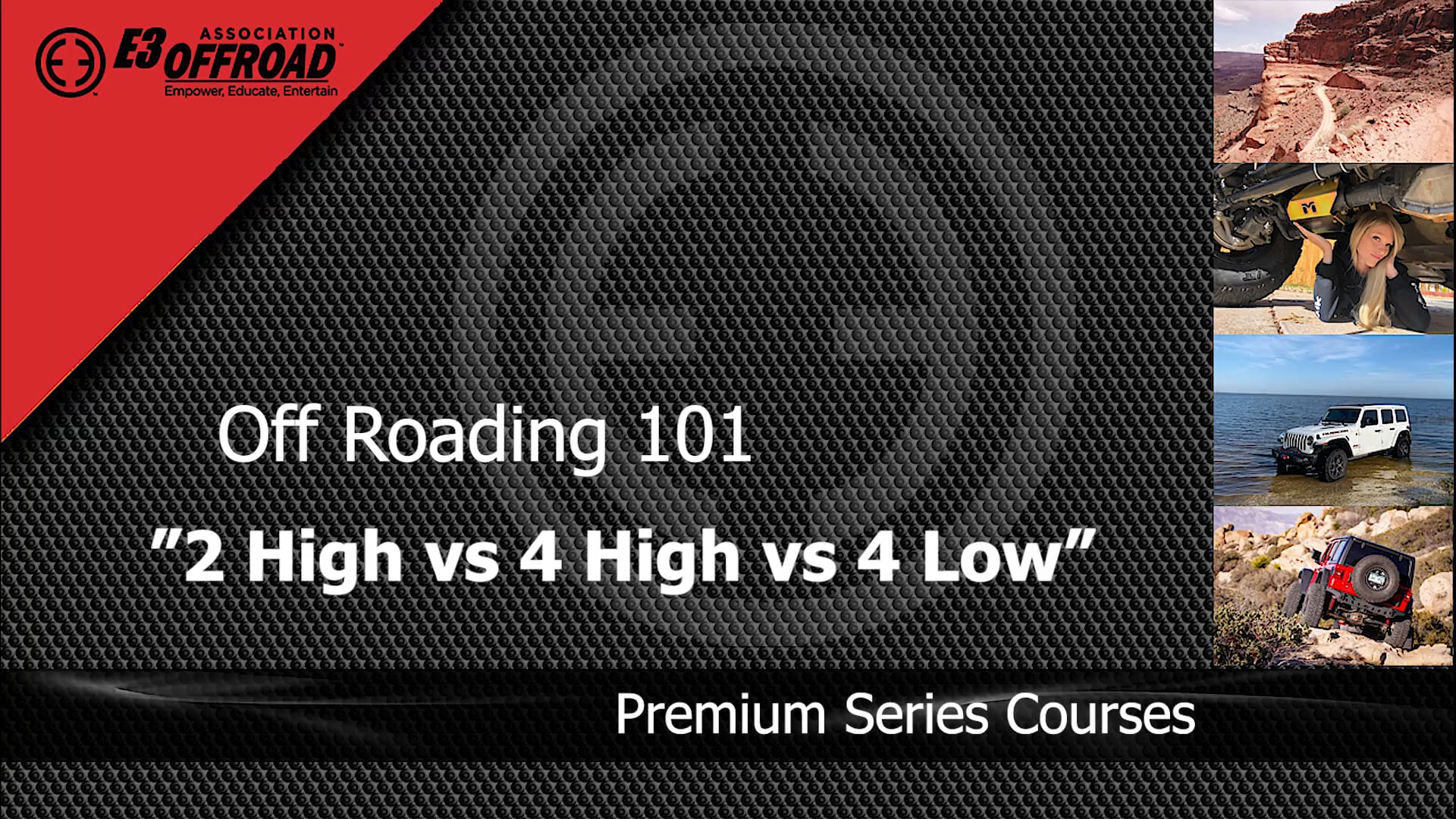Off Roading 101 2 High vs 4 High vs 4 Low